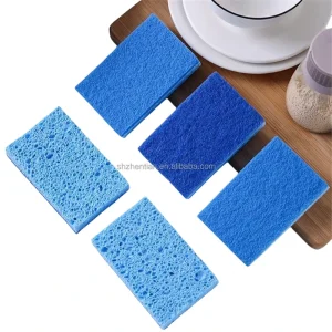 Multi Use Non-scratch Sponge Natural Cellulose Sponge with Scouring Pads