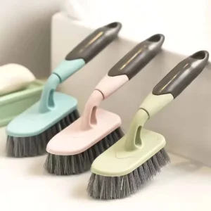 Multi functional 1PC Plastic Long Handled Cleaning Brush Hard Bristles for Household Bathroom Hard Bristles
