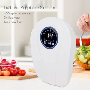 Multi-functional Ozone Fruit Vegetable Cleaner Efficient Pesticide Removal for Household Kitchen Daily Application