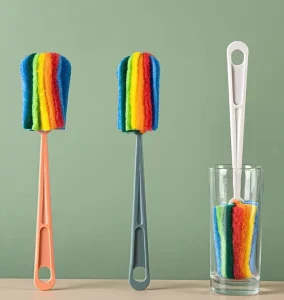 Multi purpose Household Home Cleaning Long Handle Brush for Cups Cleaning Brush for Home Use