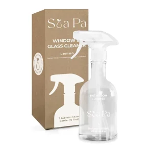 Multi-purpose Household Stain Remover Bathroom Mirrors Window Glass Cleaning Tablets With 473ml Empty Bottle