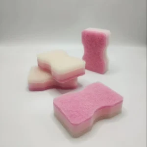 Multi-purpose Rectangular Scouring Pads Durable Polyurethane Cleaning Sponges Acceptable Customization