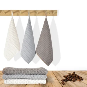 Multicolor Coffee Towel Customizable Light Weight and Sturdy Clean Microfiber Kitchen Towel