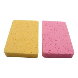 Multicolor Compressed Cellulose Sponge Eco Friendly Biodegradable Kitchen Dish Washing Cleaning Sponges Sustainable for Home Use