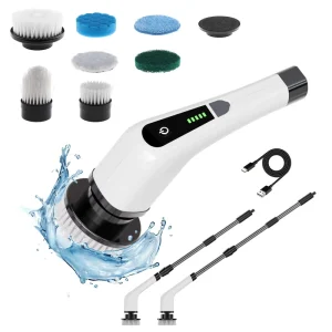 Multifunction Kitchen Household Other Cleaning Equipment Electric for Cordless 2 Speeds Cleaning Brush Stainless Brush