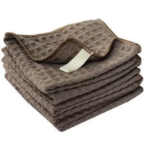 Multifunction Microfiber Waffle Weave Eco-Friendly 100% Polyester Super Fabric Kitchen Dish Cloth Cleaning Towels