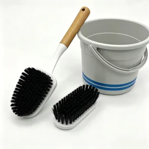 Multifunctional PP Cleaning Brush with Long Wood Handle for Floor Cleaning