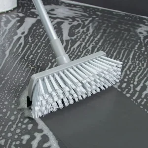 Multifunctional White Plastic Household Cleaning Mop Set Brush Set for Kitchen