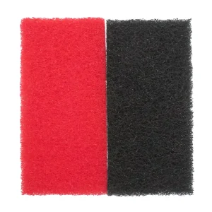 Multipurpose 250*120*25MM Red Nylon Scrubbing Sponges Scrub Pads Industrial Scouring Pad for Bathrooms Kitchen Cleaning