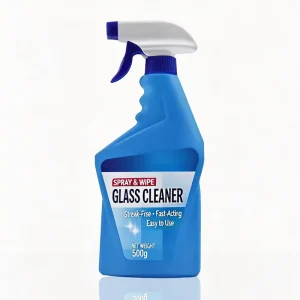 Multipurpose Glass Cleaner Liquid Spray No Residue Strong Decontamination for Windows Mirrors Showers Household Daily Use