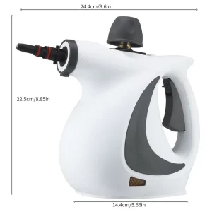 Multipurpose High Pressure Steam Cleaner 1050W Handheld Electric Steam Cleaning Machine for Kitchen Bathroom Floor 9 Accessories