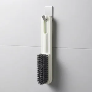 Multipurpose Long Handle Plastic Crevice Cleaning Brush for Kitchen Tools and Bathroom Cleaning