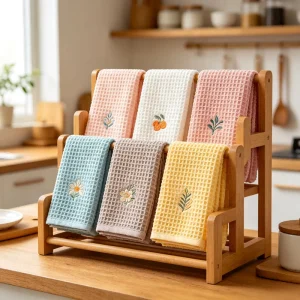 Multipurpose Microfiber Kitchen Towel Lightweight Reusable Dish Cloth Household Cleaning Supplies