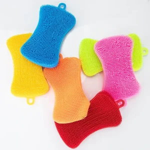 Multipurpose Silicone Sponge Dish Washing Brush Kitchen Scrubber Clean Sponges for Dishes Cleaning Durable Pot Non Stick Pan