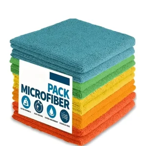 Multipurpose Woven Towel Reusable Microfiber Towel for Kitchen Car Floor Bathroom Furniture General Cleaning Use