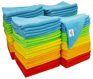 Nano Microfiber Cleaning Towels Edgeless All-Working Car Cleaning Cloths 350gsm Weight Microfibre Washing Cloth China