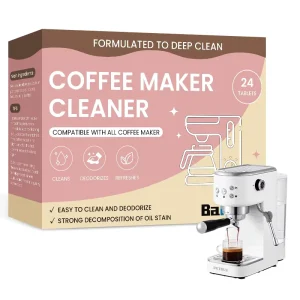 Natural Descaler Coffee Machine Cleaning Tablet Non Toxic Biodegradable Safe for Daily Frequent Use