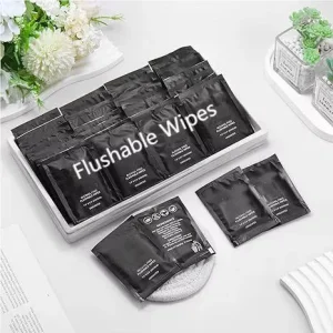 Natural Eco-Friendly Flushable Cleansing Wipes for Baby and Adult Toilet Cleaning Household Use