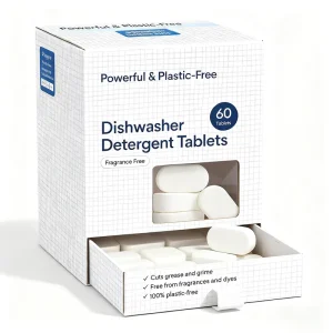 Natural Efficient Cleaning Dishwasher Tablets Disposable Detergent Tablets for Household Hotels Restaurants