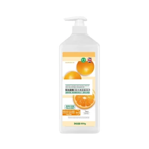 Natural Fruit and Vegetable Dishwashing Liquid Mild Formula for Tableware and Agricultural Residue