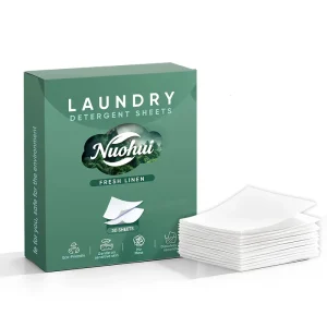 Natural Travel Friendly Disposable Portable Biodegradable Chemical Free Strong Cleaning Power Eco Washing Soap Strips Laundry