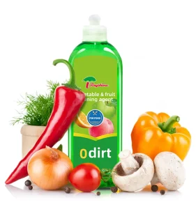 Natural Vegetable & Fruit Cleaning Food Grade Agent Liquid Detergent for Dish Washing 500g