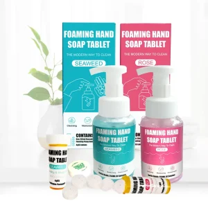 Natural Zero Waste Bottle Multi Purpose Household Chemicals Dissolving Handwashing Tablets Soap