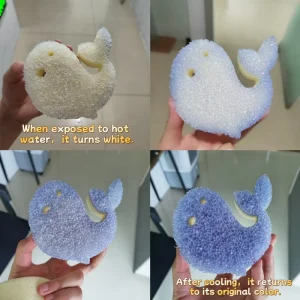 New Cleaning Products Organ Clean Products Double Sided Kitchen Sponge Smile Scrub Sponges for Kitchen