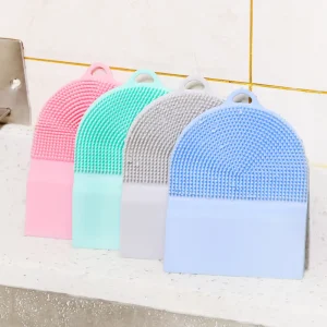 New Creative Cleaner Mini Brushes Set Cleansing Silicone Door Brush