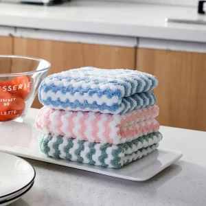 New Friendly Microfiber Dish Towels for Kitchen 25*25 cm Microfiber Kitchen Towels Multicolor Towel Kitchen