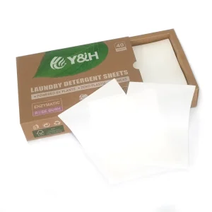New Innovation Concentrated Laundry Detergent Sheets For Apparel Washing