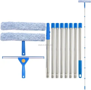 New Window Glass Cleaning Tools Glass Scraper Wiper Window Cleaning Squeegee with Telescopic Long Pole