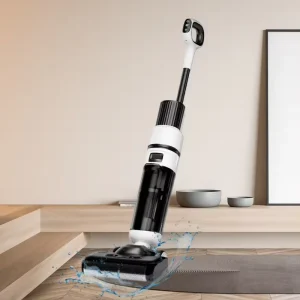 New Wireless HEPA Floor Washing Machine with Wet Dry Function Household Use German Language Support Self Cleaning