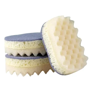 Newest Design High Foam Three Layers Sponge for Dishes Cleaning Dish Washing Scrubber Scouring Pad Kitchen Washing
