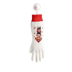 Nitrile Durable Household Kitchen Dish Washing Gloves Women’s Summer Thickened Waterproof Model DJ