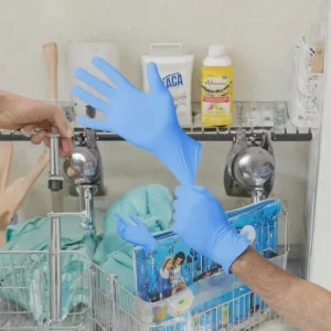 Nitrile Gloves Blue Nitrile Gloves Food Household 4mil Powder Free Touch Food Kitchen Gloves