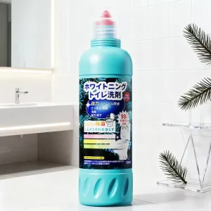 No Scrub Toilet Cleaner Powerful Stain Remover Odor Eliminator Residue Free for Bathroom