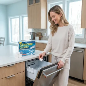 Non Corrosive Formula Ice Machine Cleaner and Descaler Tablets for Commercial Nugget and Home Machines