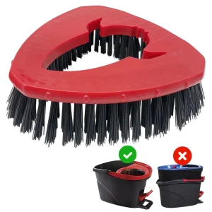 Non Scratch Bristles Scrub for Vileda Turbo EasyWring Floor Mop Heavy Duty Tile Deep Cleaning Brush Drop Shipping