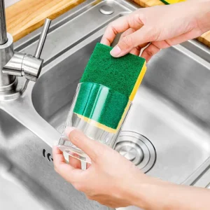 Non Scratch Kitchen Cleaning Sponges Scrubber Scouring Pad Dishwashing Abrasive Sponge