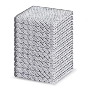 Non-Scratch Multipurpose Wire Dishcloths Reusable Quick-Dry Odor-Free Scrub Cloths for Dishes Cookware Sinks Stove Tops
