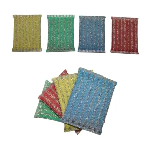 Non Scratch Plastic Thickened Sponge Scrubber Block Scouring Pad for Kitchen Washing