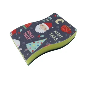 Non Scratch Scrub Sponge Dual Sided Cleaning Sponges for Dishes