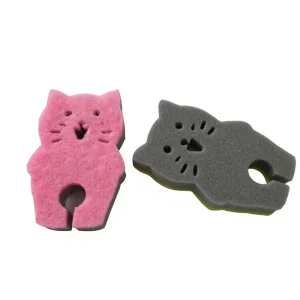 Non Scratch Scrub Sponge Dual Sided Cleaning Sponges for Dishes Kitchen Bathroom