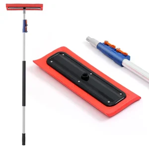 Non Slip Roof Window Snow Removal Tool 30ft Telescopic Thick Foam Snow Brush