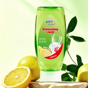 Non Toxic Biodegradable 500Ml Flip Top Dish Soap Heavy Duty Degreaser Kitchen Tableware Cleaner