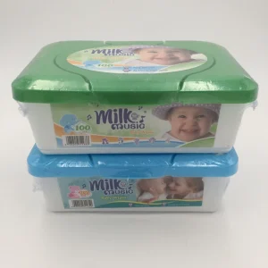 Non Woven 100 Piece Wet Wipes for Baby Soft for Hand Mouth Cleansing Baby Wet Wipe