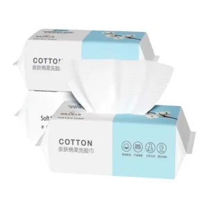 Non Woven Soft Facial Cleansing Wipes 20x20cm Pull Out Type Extra Soft Makeup Removal Face Washing Dry Wet Use