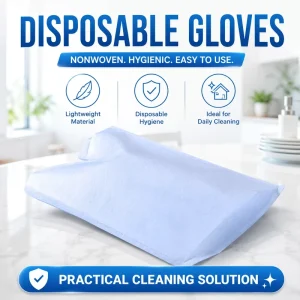 Nonwoven Disposable Dust Cleaning Mittens Static Gloves for Furniture Car Interior Pet Grooming and Housekeeping Use