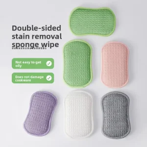 Not Easy Touch Oil Pineapple Sponge Wipe Kitchen Special Dish Cloth Sponge Block Cleaning Scouring Pad HFGBZC Model